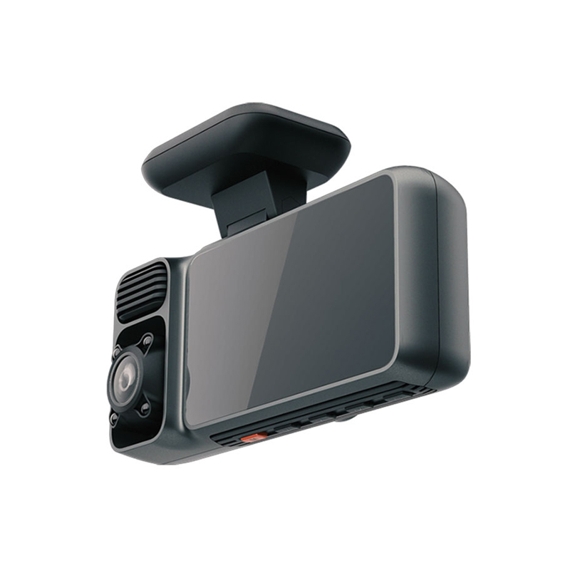 3-kanałowa kamera samochodowa z przodu i z tyłu, wewnątrz, wbudowany GPS WiFi 5 GHz